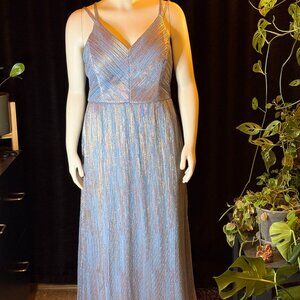 Sweet Blue and rose gold gown